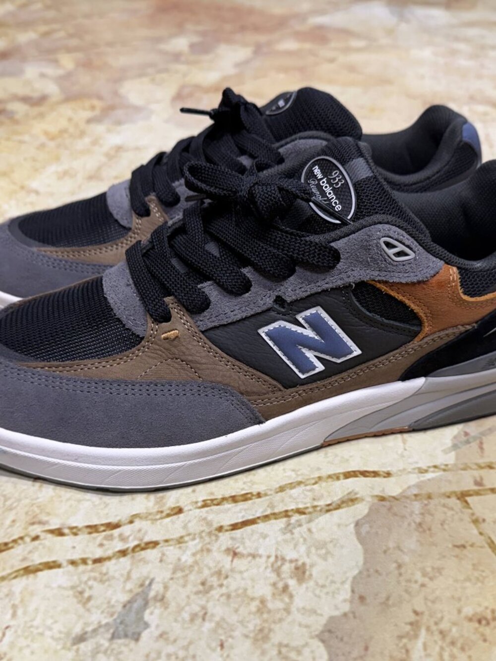 New Balance Numeric 933 Andrew Reynolds Signature Skateboard Shoes - Men's 12.5